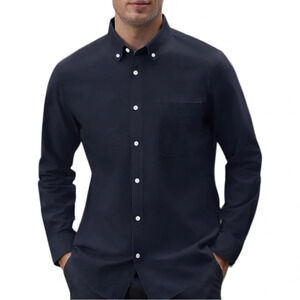 NWOT Men’s Classic Oxford Regular Fit Long Sleeve Casual Dress Button Down Shirt